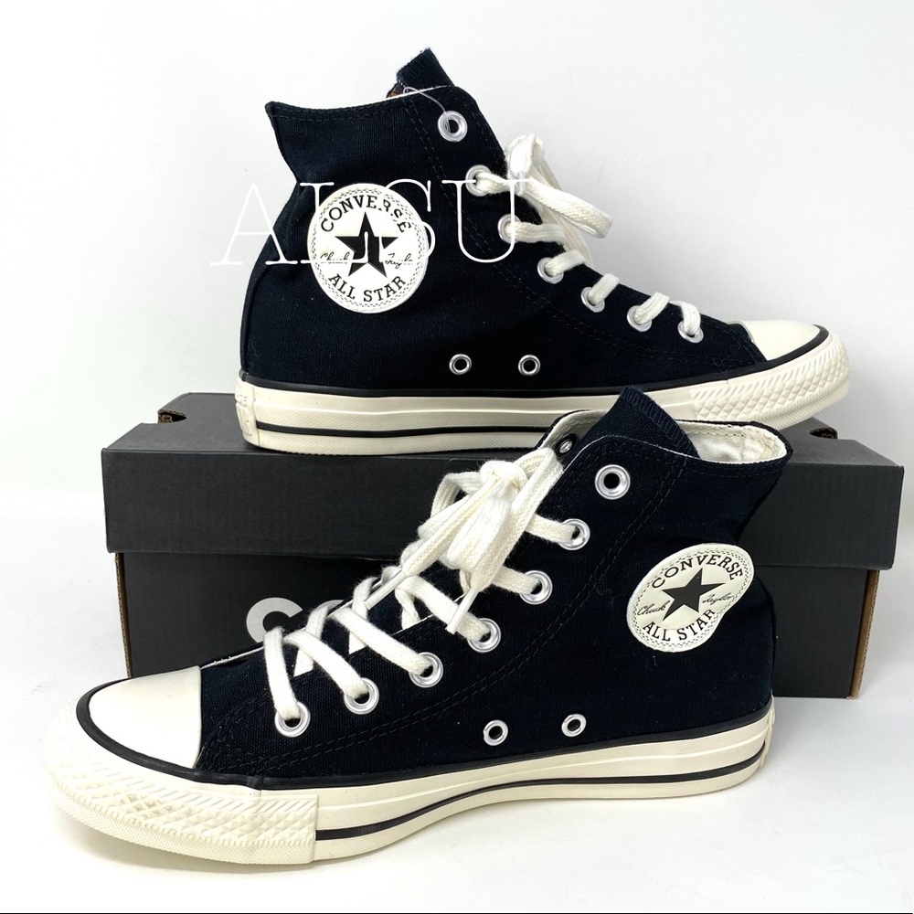 🌿Sale🌿 Converse Ctas Canvas High Top Black Egret Women’s Size 6.5 164673C - Picture 2 of 9